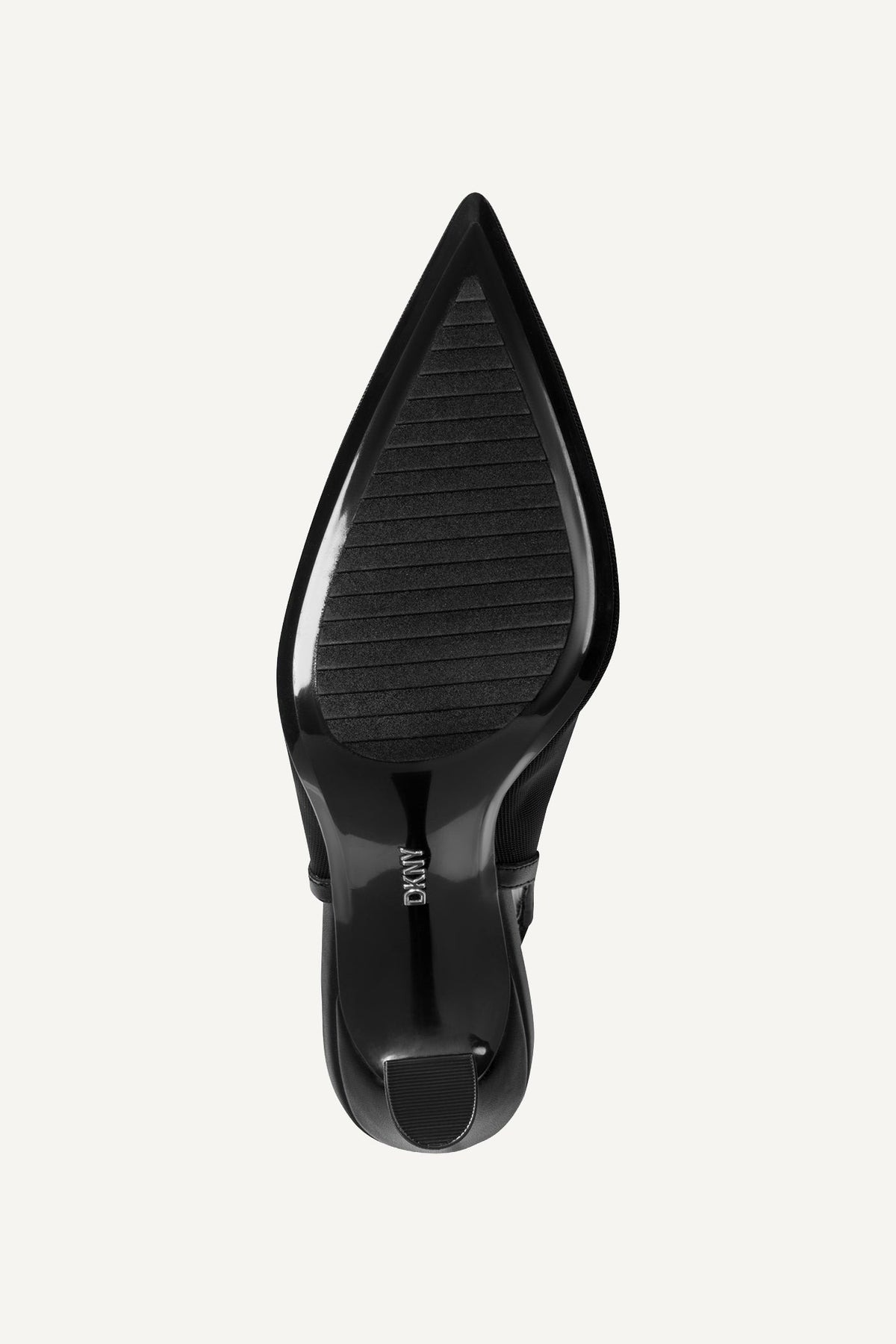 Black DKNY CINETTE MESH PUMP