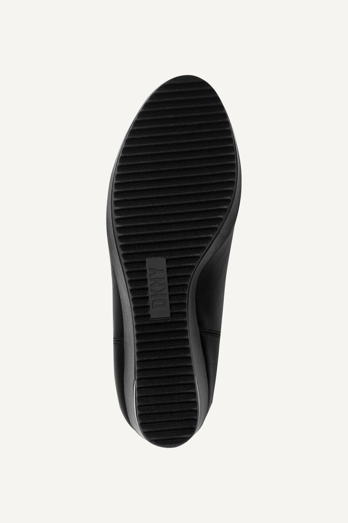 Black DKNY NADRA FAUX SHEARLING WEDGE BOOTIE