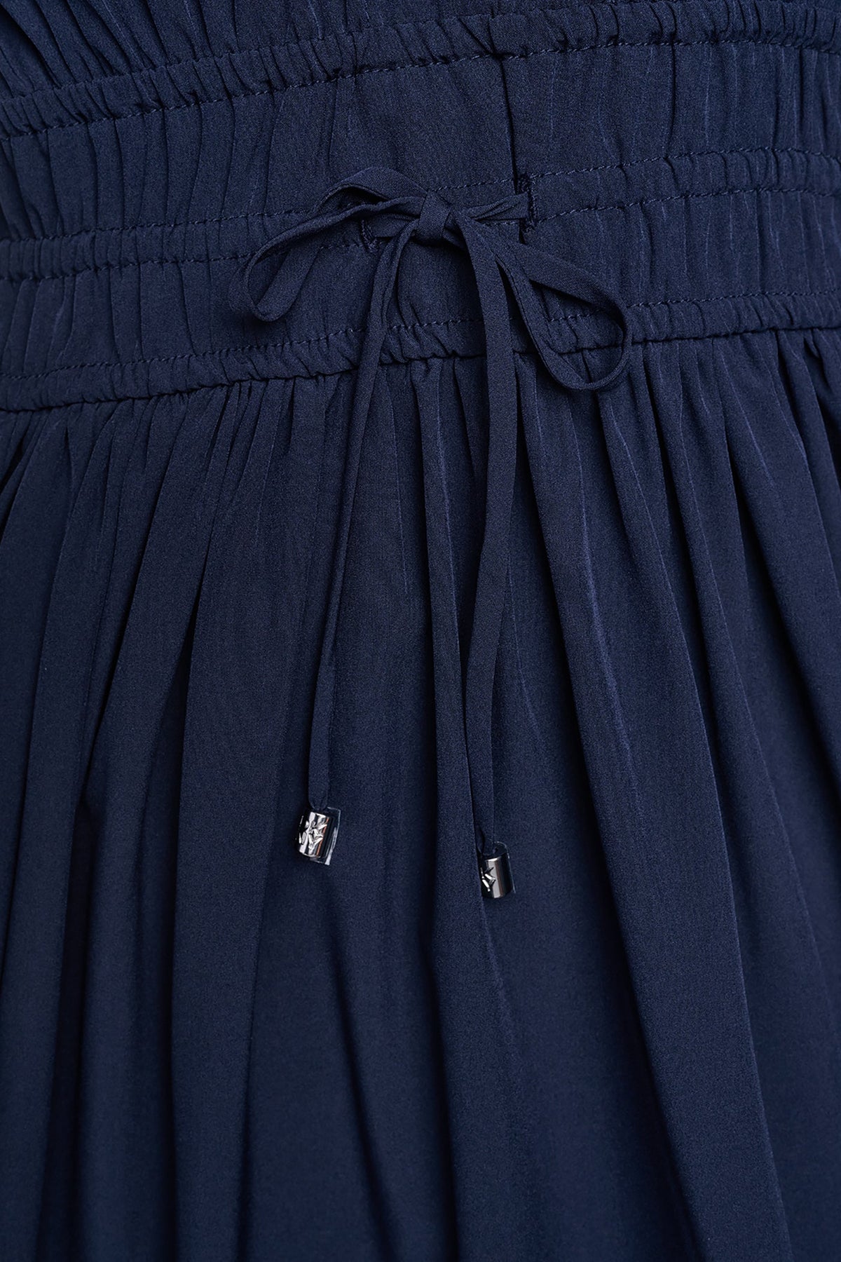 Spring Navy DKNY CAP SLEEVE MIDI COMMUTER SHIRT DRESS