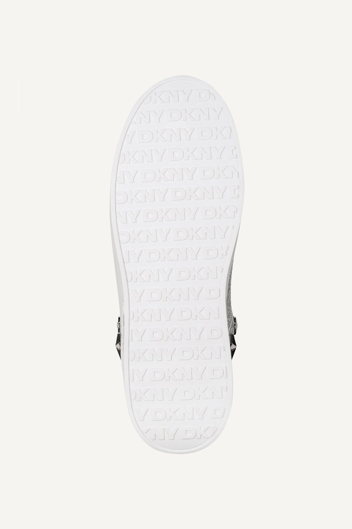 Silver DKNY MANSERRA LACE UP SNEAKER
