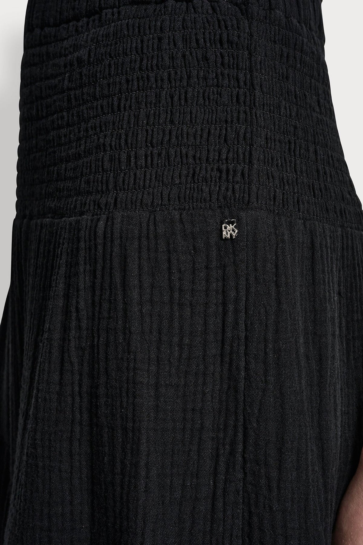 Mineral DKNY SMOCKED WAIST MAXI TIERED SKIRT