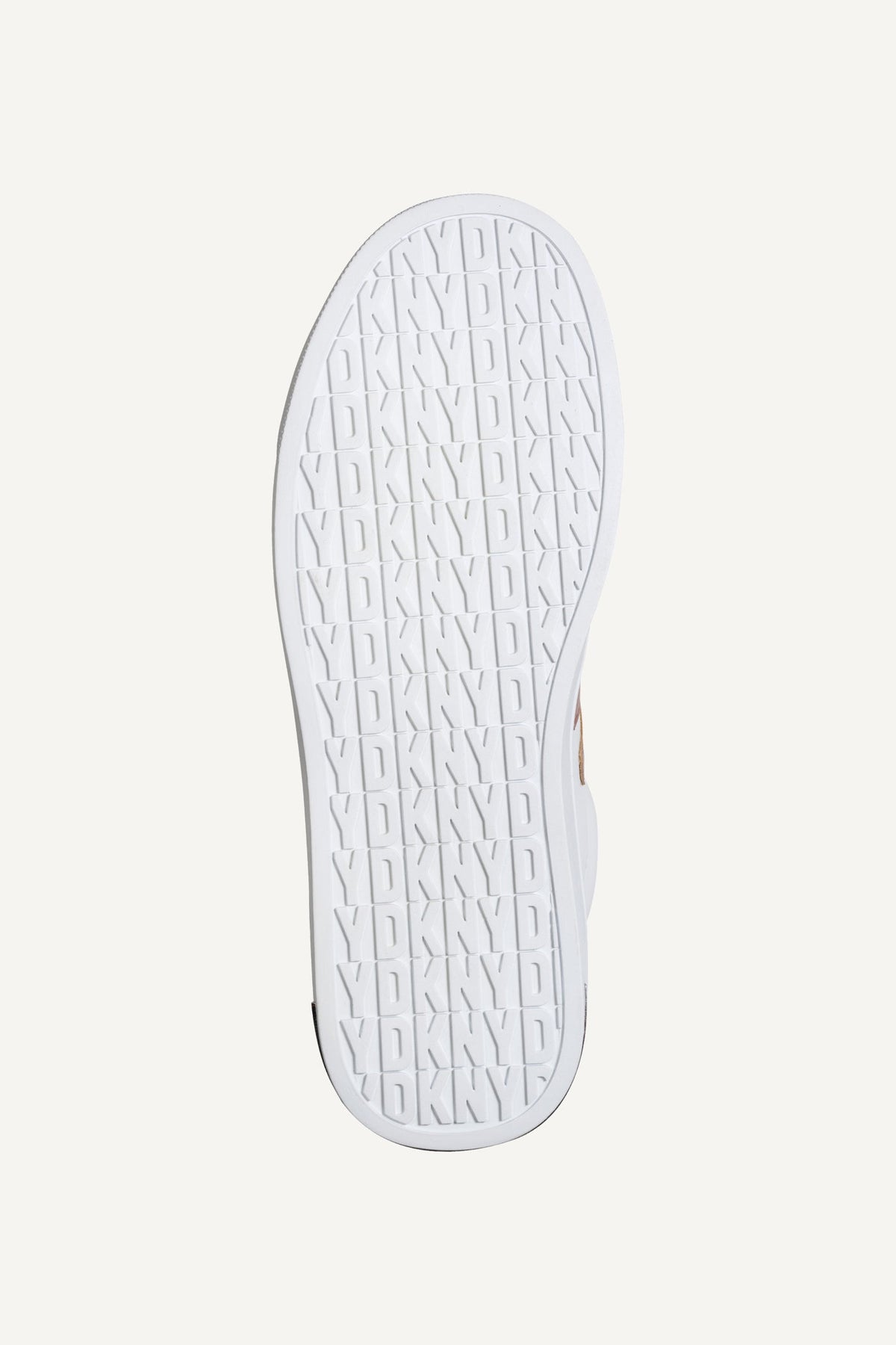 WHITE/BLUSH DKNY ABENI LACE UP SNEAKER 30MM