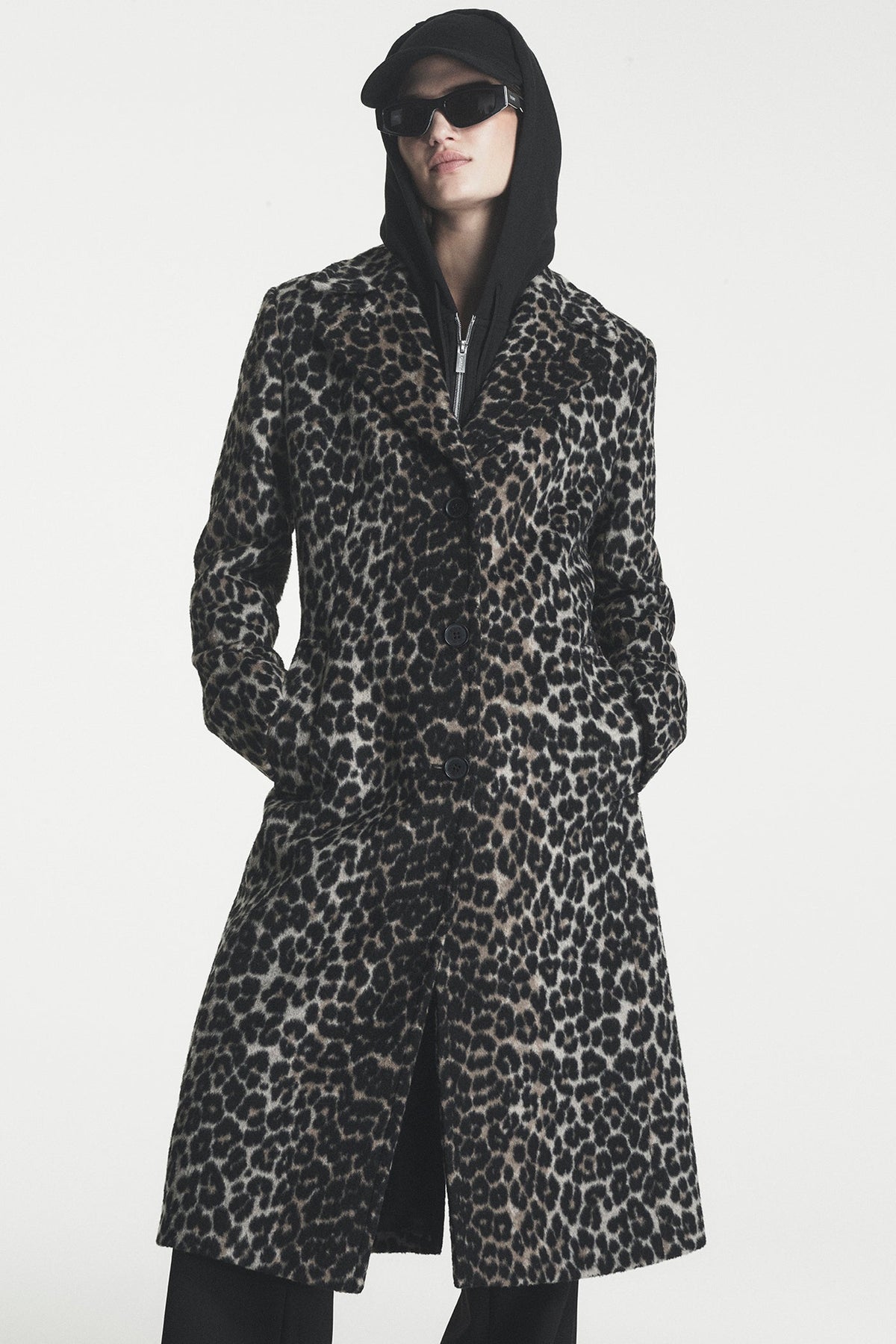 Pearl DKNY SINGLE BREASTED COAT