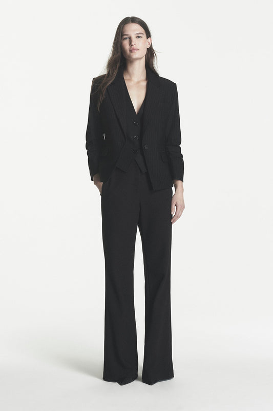 Black DKNY FRONT BUTTON BLAZER