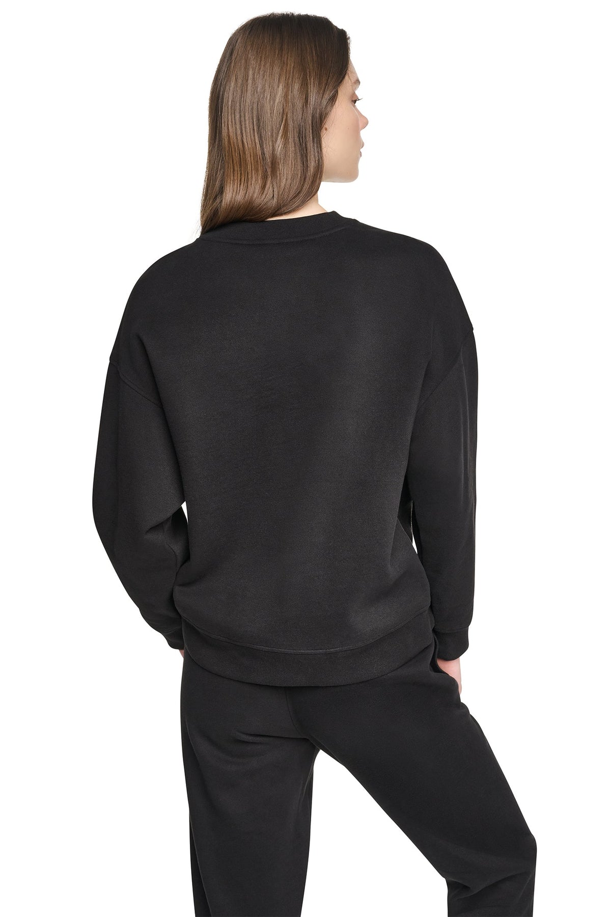 Eggnog DKNY ANIMAL PRINT LOGO SWEATSHIRT