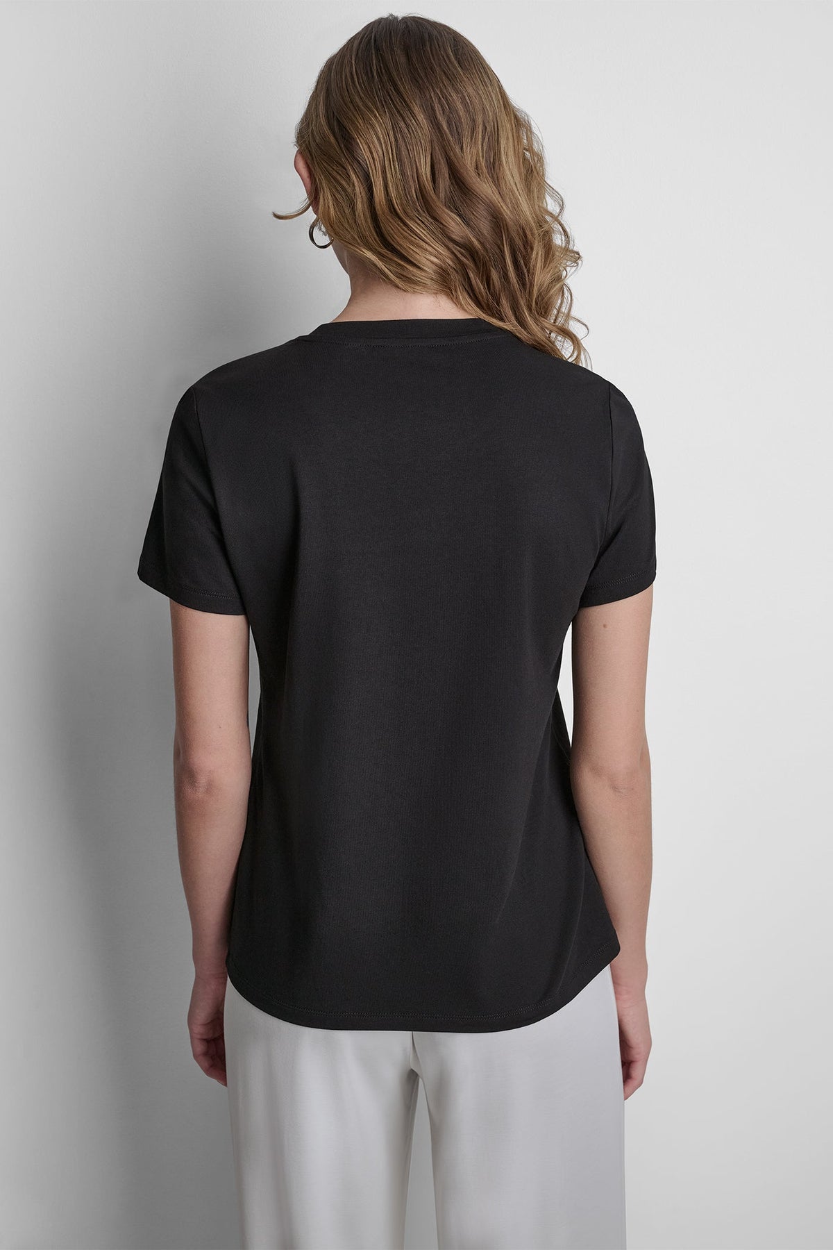 Black DKNY MANHATTANHENGE CONVERSATIONAL TEE