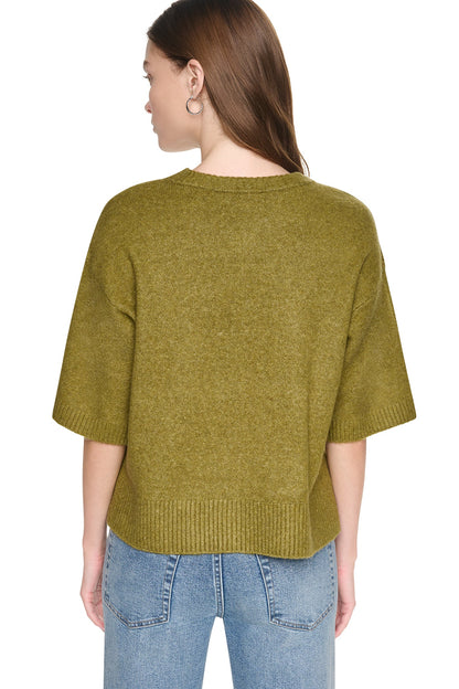 Crocodile DKNY RUGBY SHORT SLEEVE SWEATER