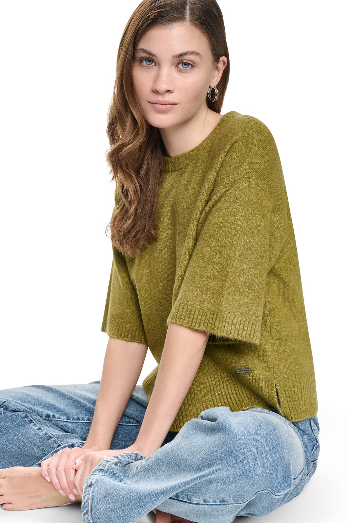 Crocodile DKNY RUGBY SHORT SLEEVE SWEATER