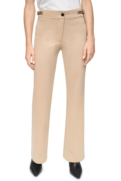 Travertine DKNY MID-RISE SOHO FLARE PANT