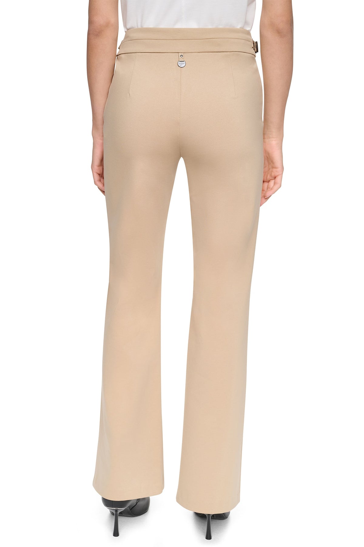 Travertine DKNY MID-RISE SOHO FLARE PANT