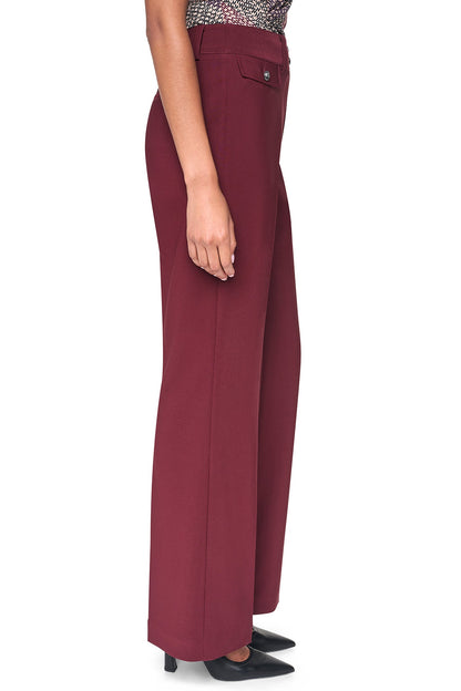 Cabernet DKNY HIGH-RISE WIDE LEG PANT