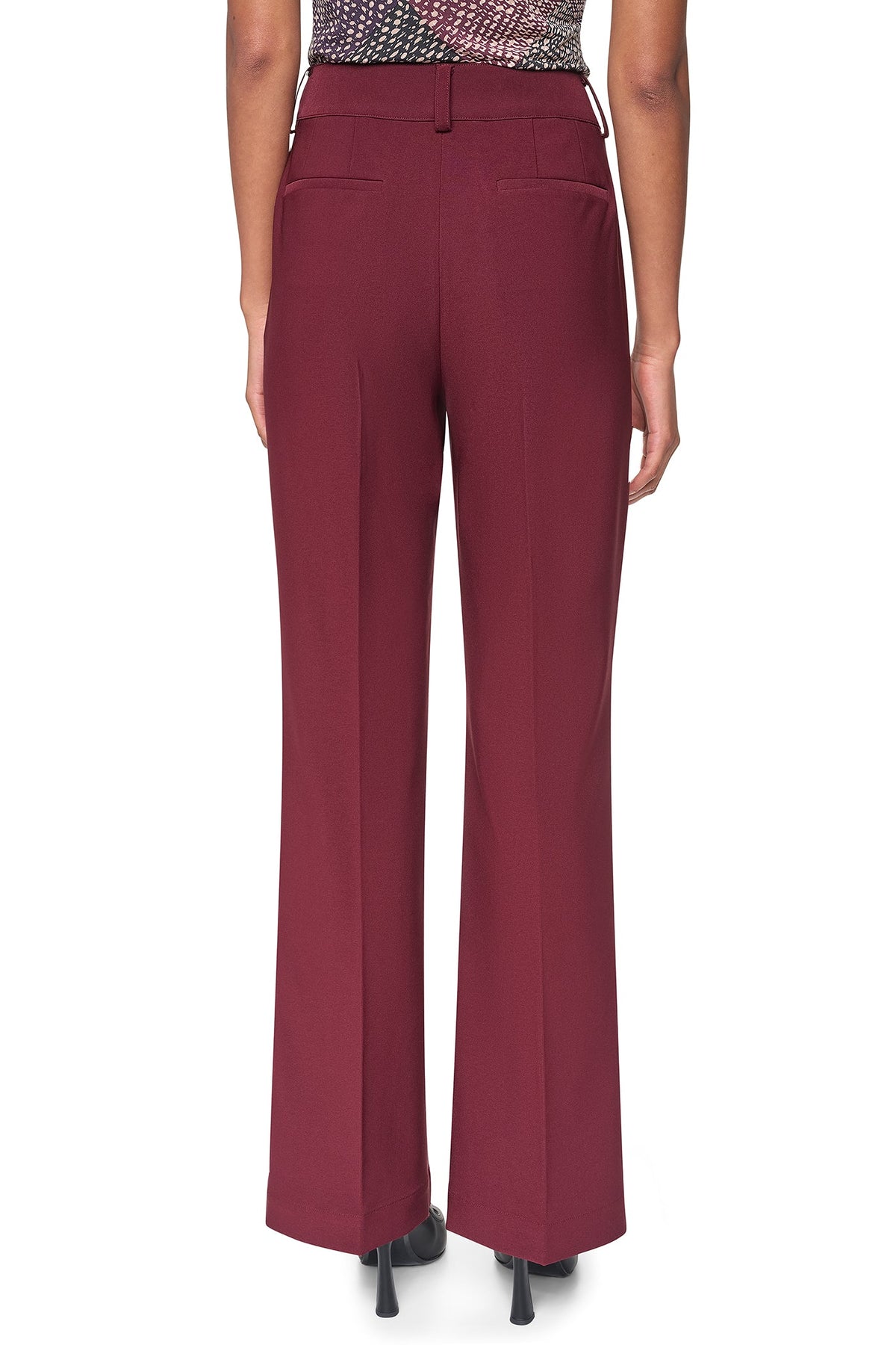 Cabernet DKNY HIGH-RISE WIDE LEG PANT