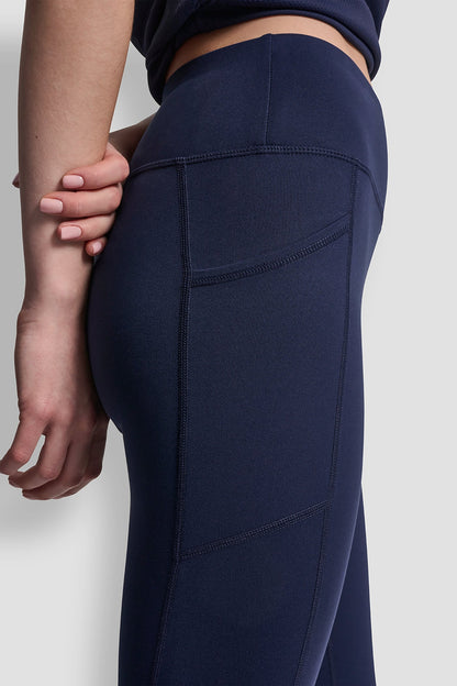 Peacoat DKNY HIGH-RISE LOGO 7/8 LENGTH LEGGING