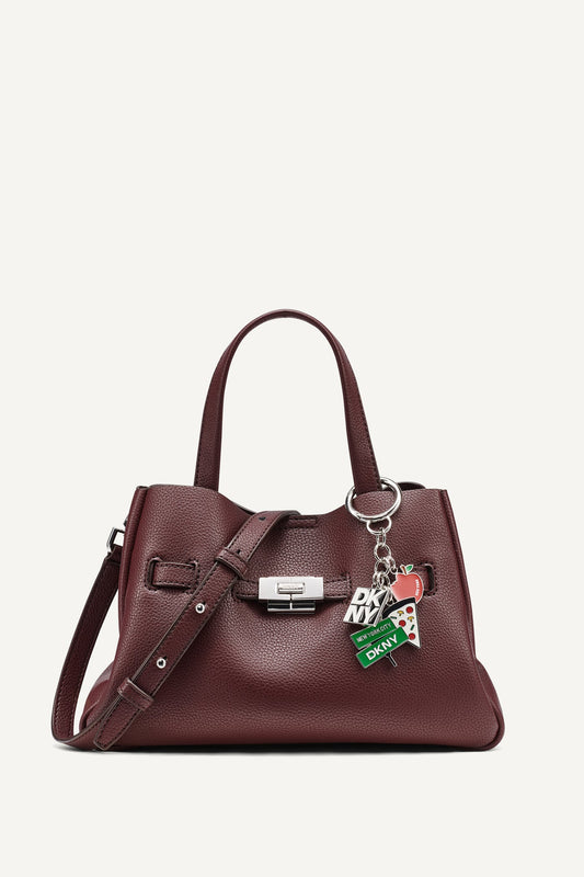 Cappuccino DKNY BRYAR SMALL SATCHEL