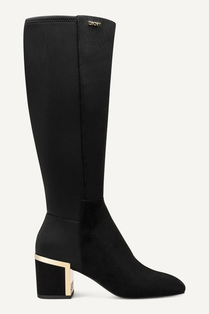 Black DKNY KALEVI TALL BOOT