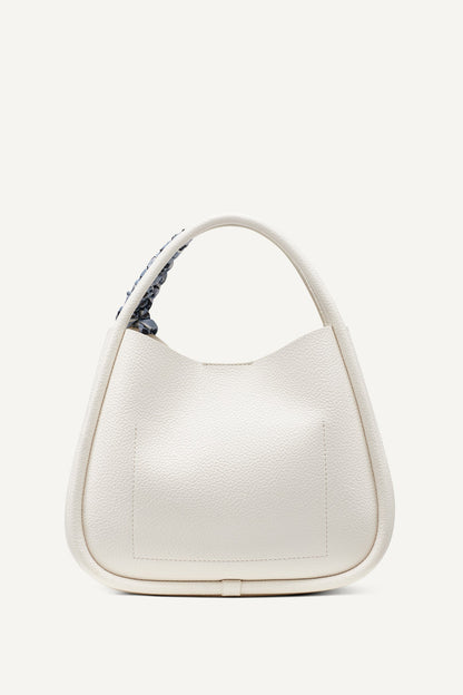 Marshmallow DKNY CAPRI MEDIUM HOBO BAG