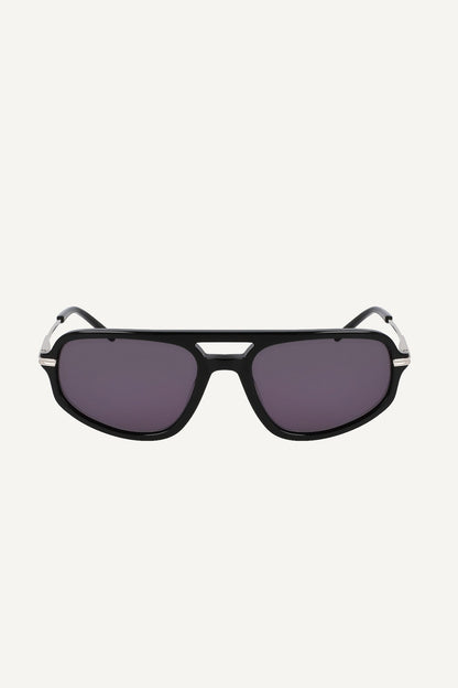 Black/White DKNY AVIATOR SUNGLASSES