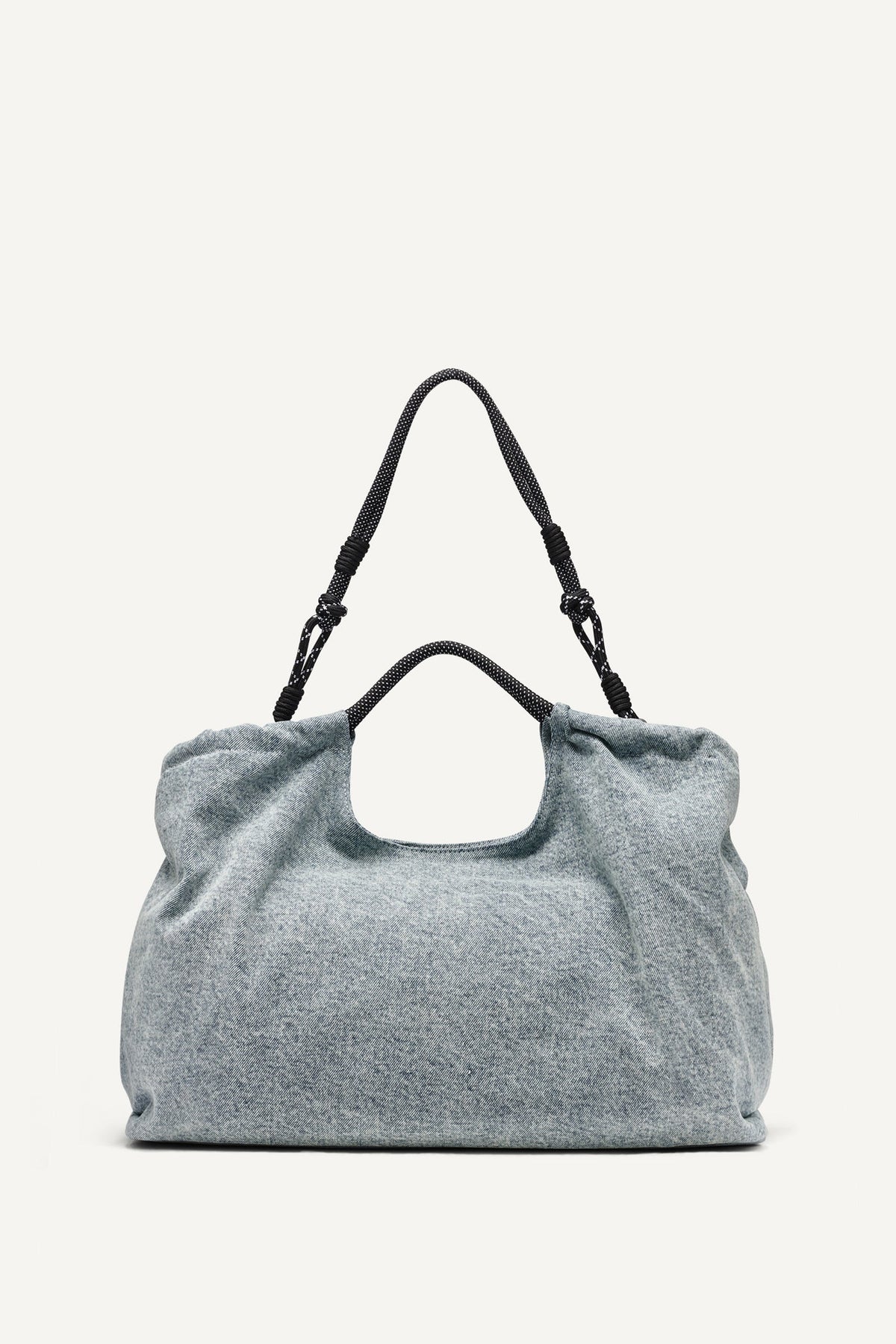 Acid Wash DKNY MABEL DENIM LARGE LOGO TOTE