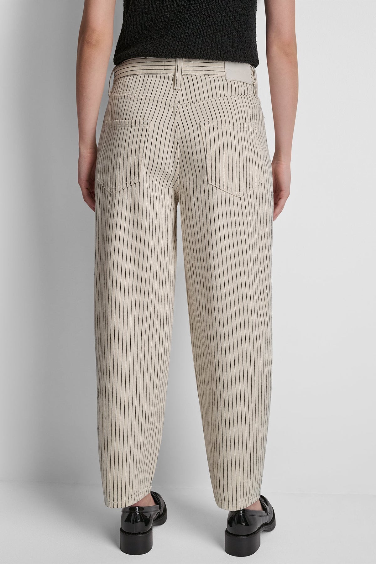 Woodsmoke Autumn Stripe DKNY MID-RISE BABY BARREL LEG