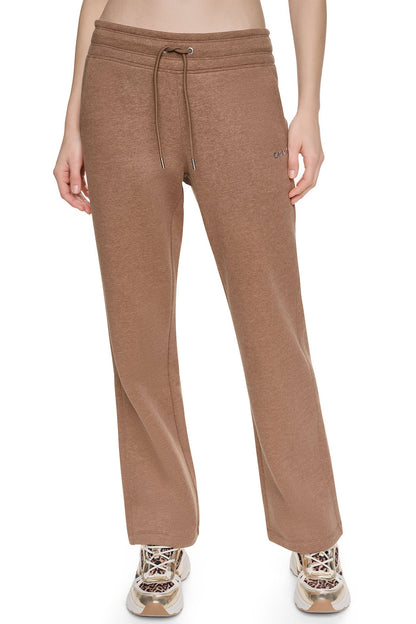 Black DKNY METALLIC BUBBLE HIGH-RISE STRAIGHT LEG PANT