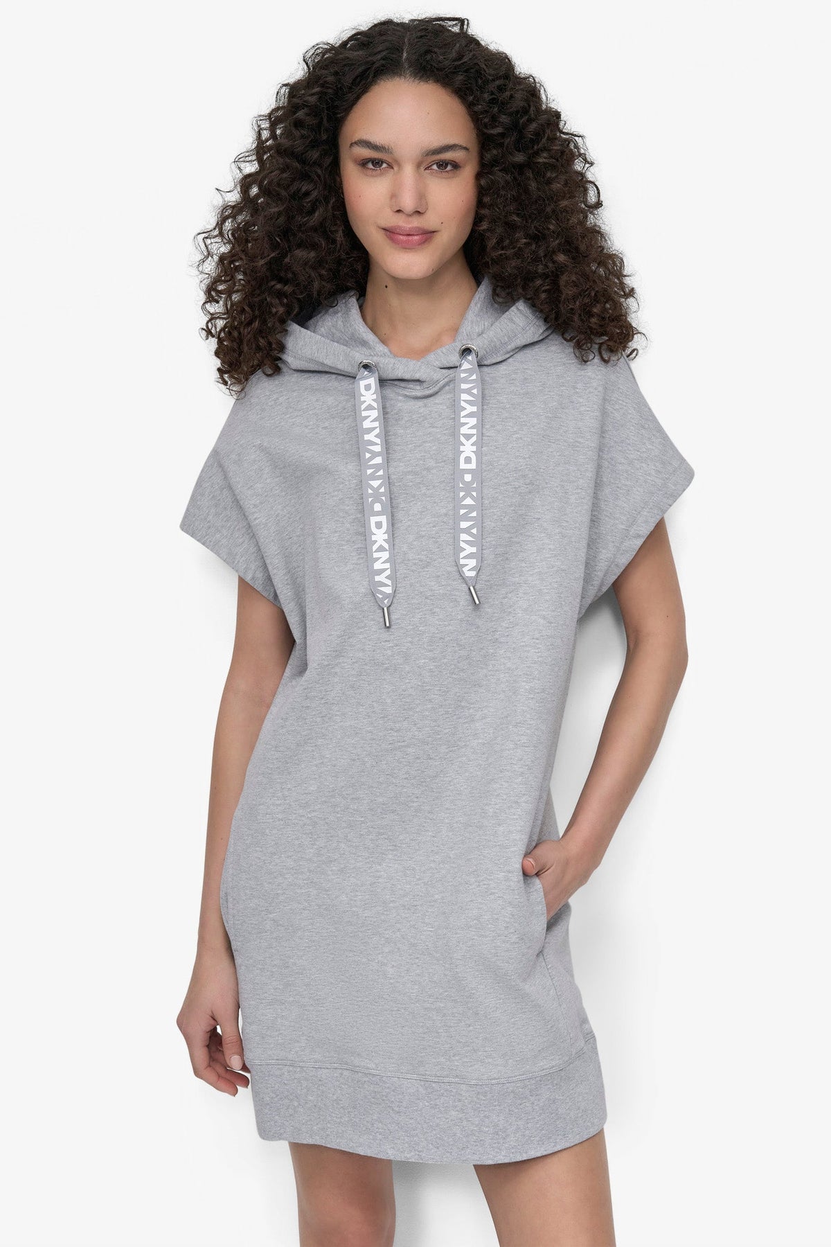 Punch DKNY TWO-TONE LOGO DRAWCORD SNEAKER DRESS