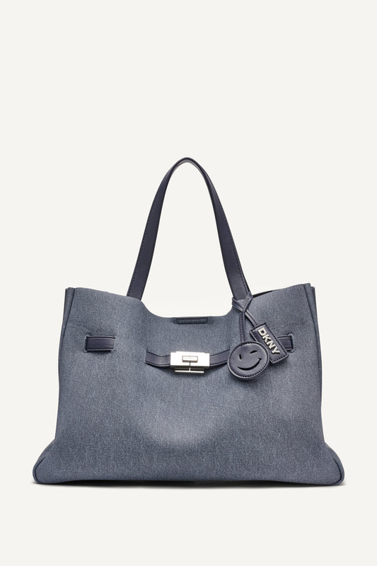 Denim DKNY BRYAR DENIM LARGE SATCHEL