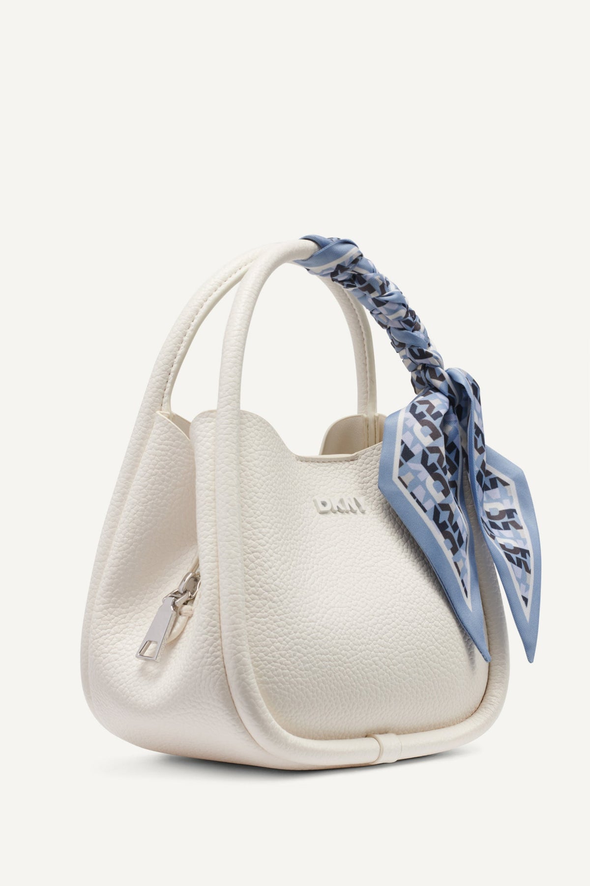 Frost Blue DKNY CAPRI MEDIUM HOBO CROSSBODY BAG