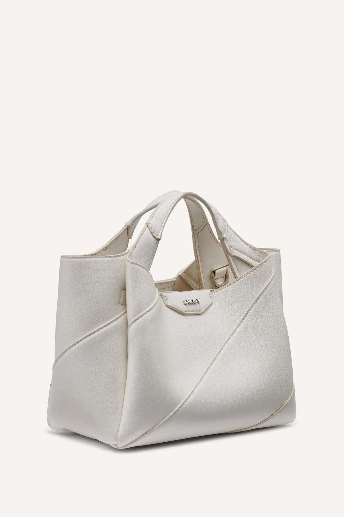 Marshmallow DKNY WILLA COLOR-BLOCK MINI SATCHEL