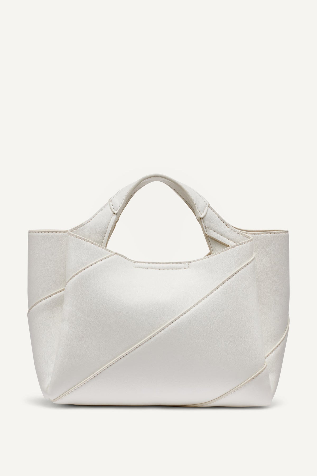 Marshmallow DKNY WILLA COLOR-BLOCK MINI SATCHEL
