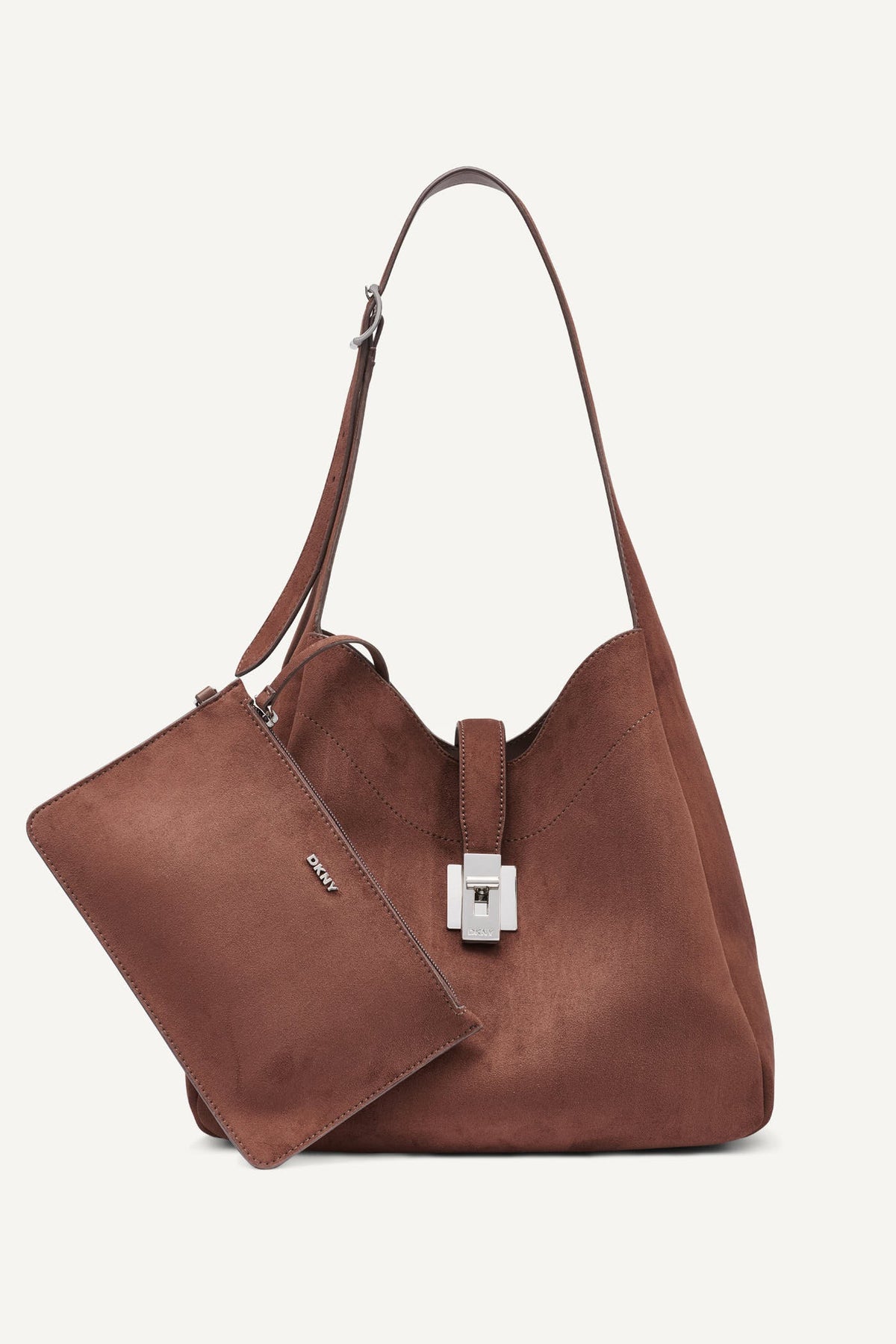 Saddle DKNY DARIA LARGE HOBO BAG