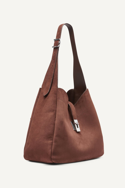Saddle DKNY DARIA LARGE HOBO BAG