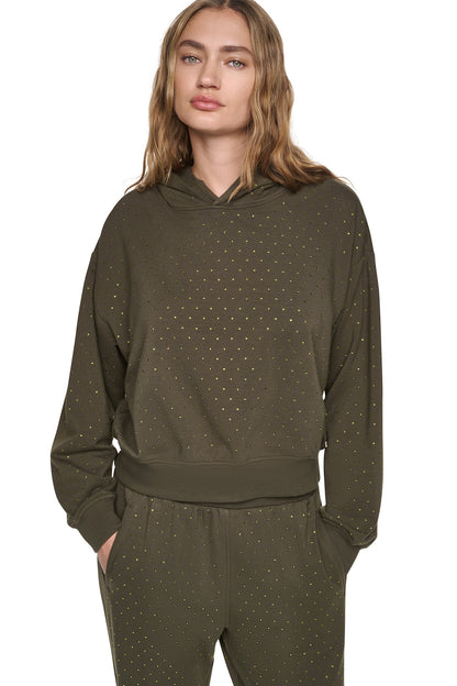 Hemlock/Hemlock DKNY RHINESTONE HOODIE