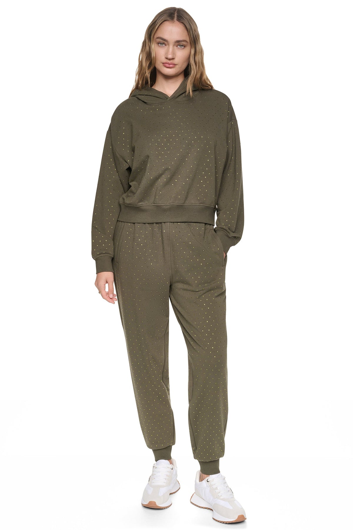 Hemlock/Hemlock DKNY RHINESTONE HOODIE