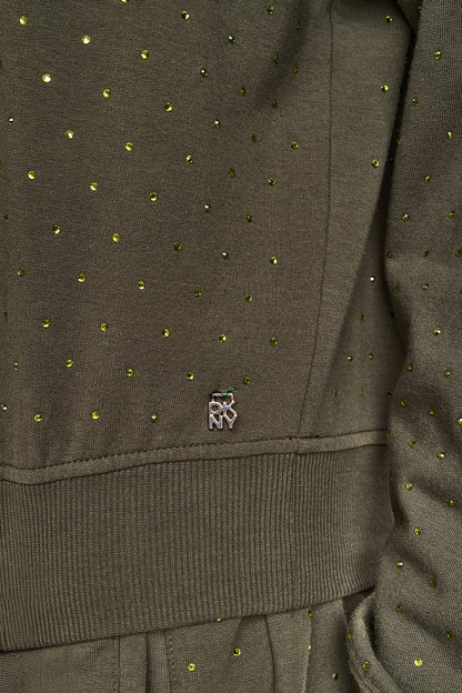 Hemlock/Hemlock DKNY RHINESTONE HOODIE