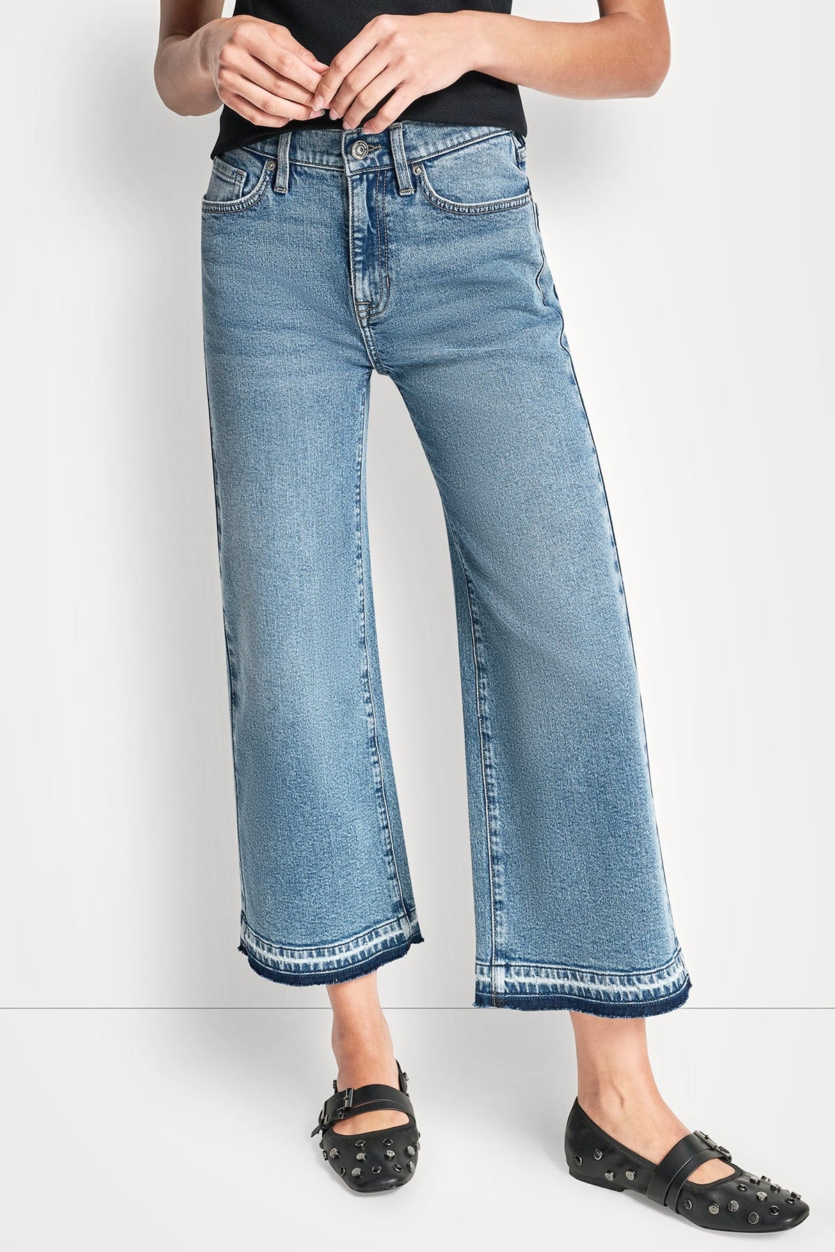 Cedar Hill DKNY MID-RISE CROPPED WIDE LEG