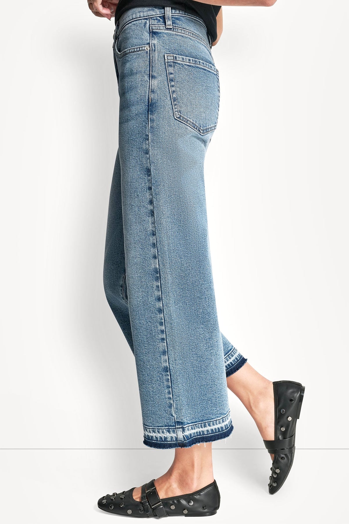 Cedar Hill DKNY MID-RISE CROPPED WIDE LEG