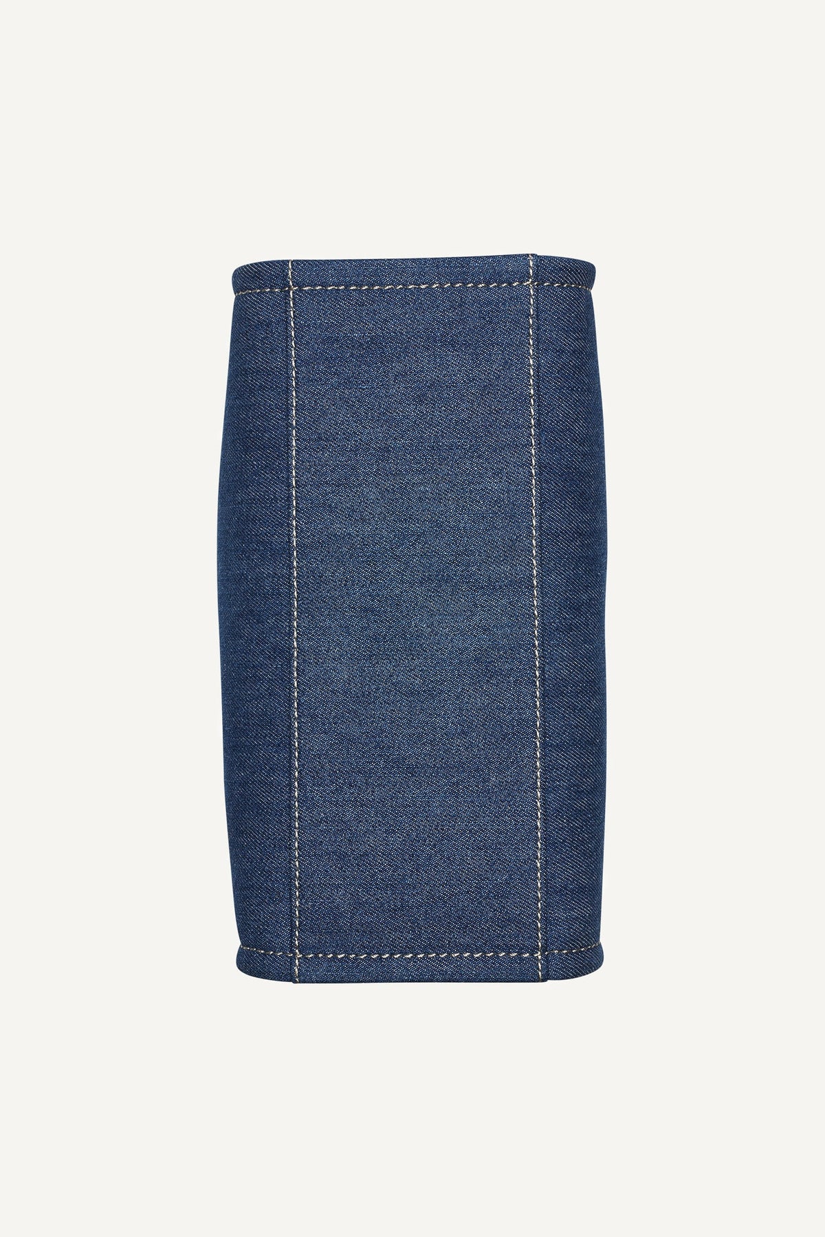 DENIM DKNY HADLEE SMALL DENIM LOGO TOTE