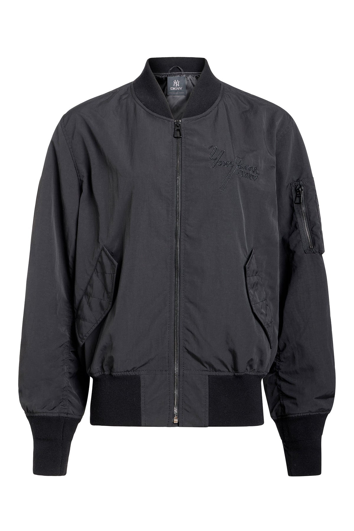Black DKNY DKNY X YANKEES PLAYER’S JACKET