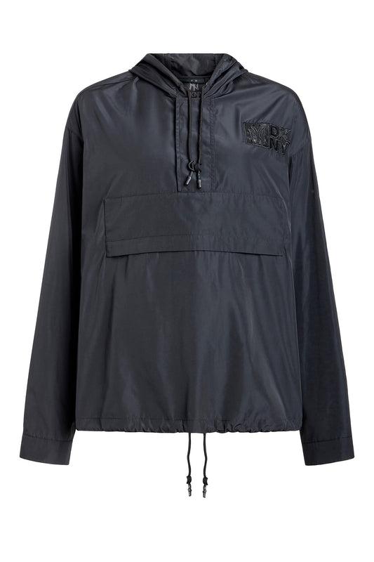 Black DKNY DKNY X YANKEES HALF-ZIP JACKET