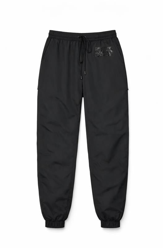 Black DKNY DKNY X YANKEES EMBROIDERED TRACK PANT