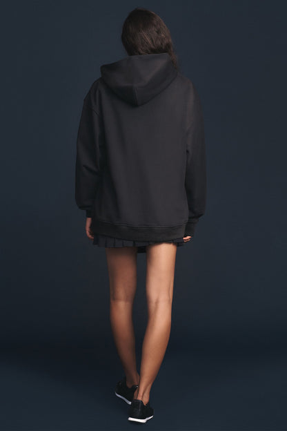 Black DKNY DKNY X YANKEES EMBELLISHED HOODIE