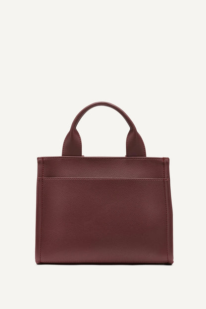 AGED WINE DKNY HADLEE SMALL LOGO TOTE