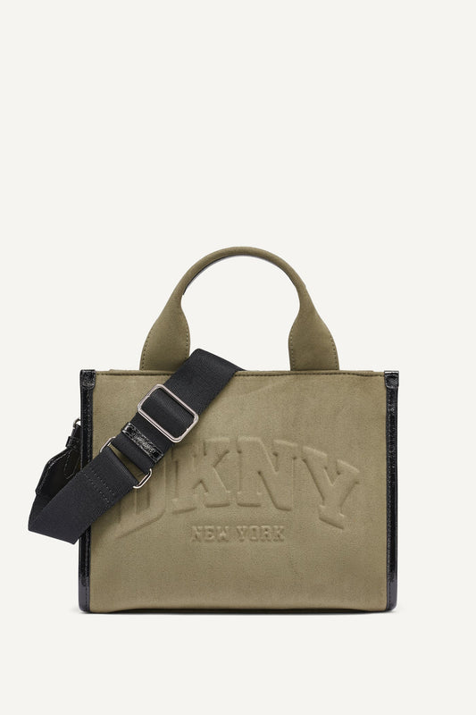 Army Green DKNY HADLEE SMALL LOGO TOTE