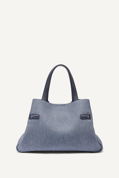 Denim DKNY BRYAR DENIM SMALL SATCHEL