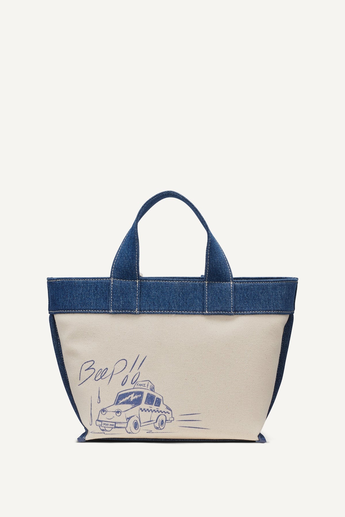 Natural DKNY BRADY CANVAS SMALL GRAFFITI LOGO CROSSBODY BAG