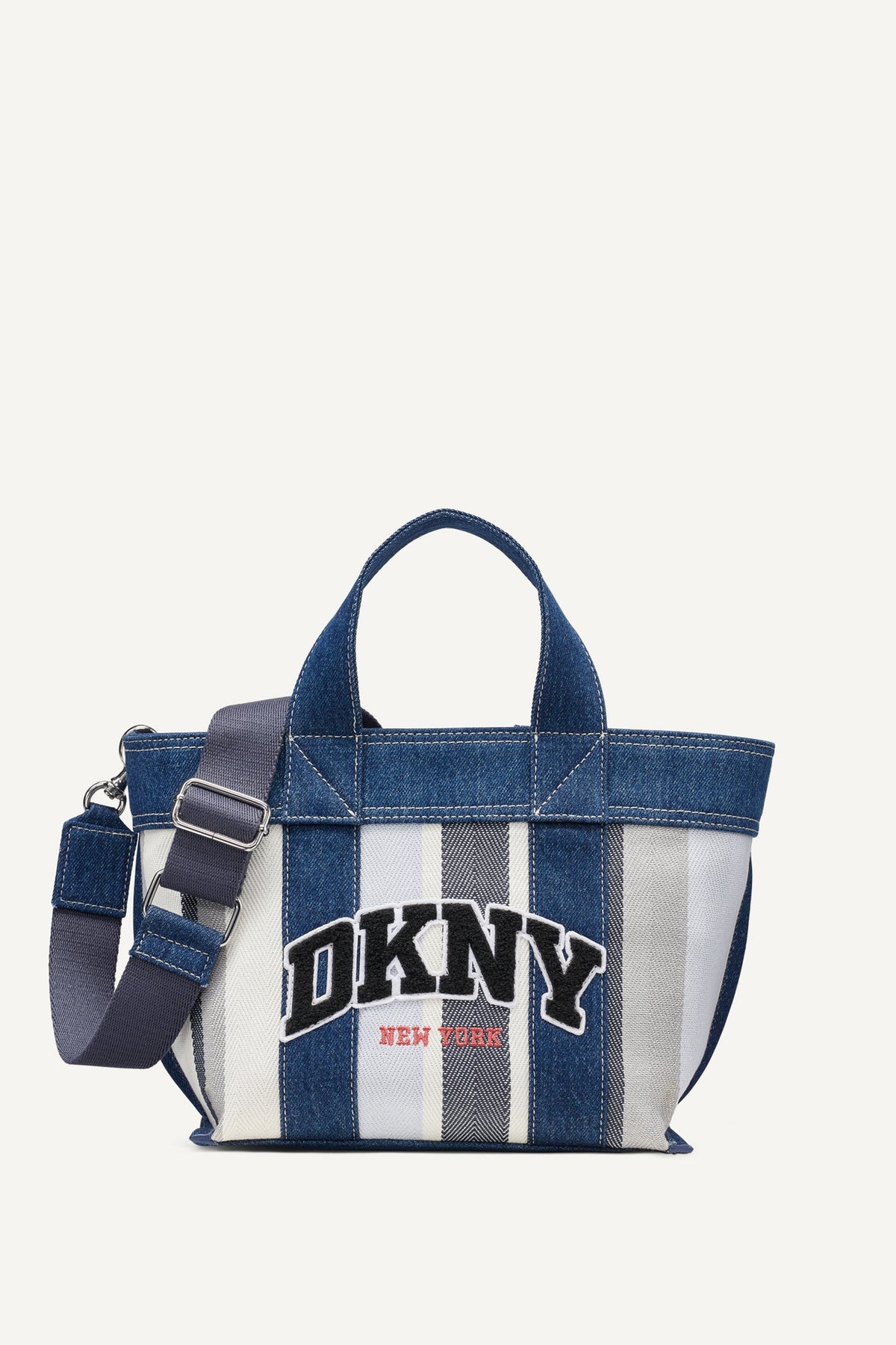 Midnight Multi DKNY BRADY DENIM SMALL LOGO CROSSBODY BAG