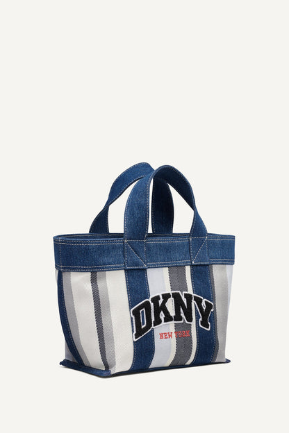 Midnight Multi DKNY BRADY DENIM SMALL LOGO CROSSBODY BAG