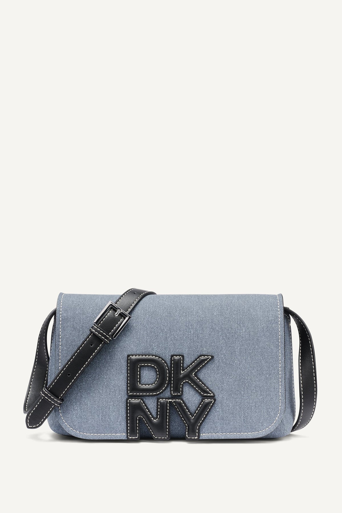Denim DKNY NICOLE DENIM LOGO CROSSBODY BAG