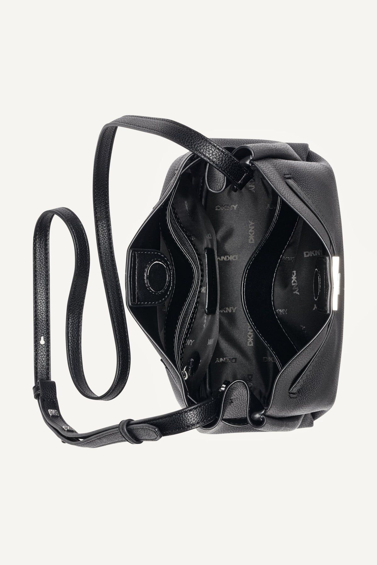 Black/Silver DKNY BRYAR CROSSBODY