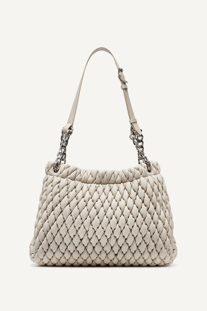 Black / Gold DKNY RAYA SHOULDER BAG